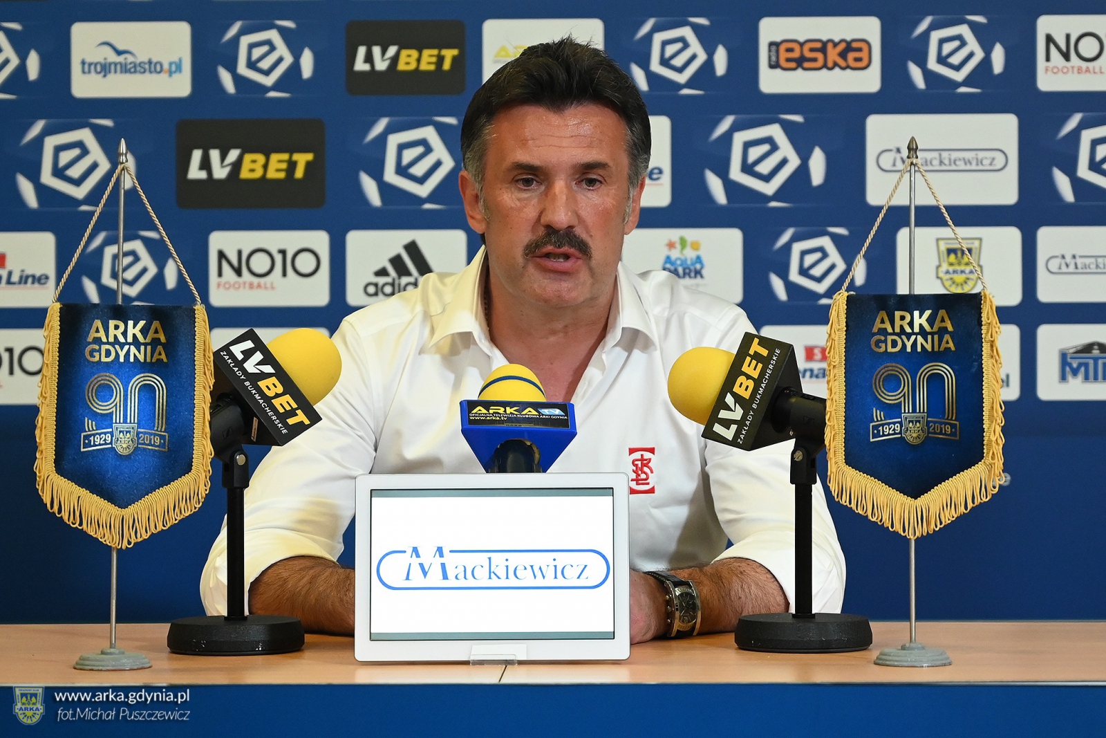 Trenerzy po meczu Arka Gdynia - ŁKS Łódź-image