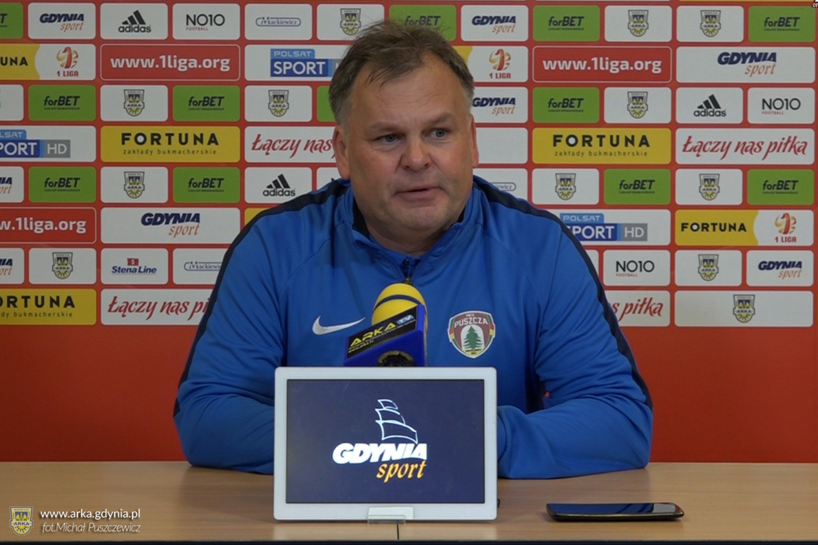 Trenerzy po meczu Arka Gdynia - Puszcza Niepołomice-image