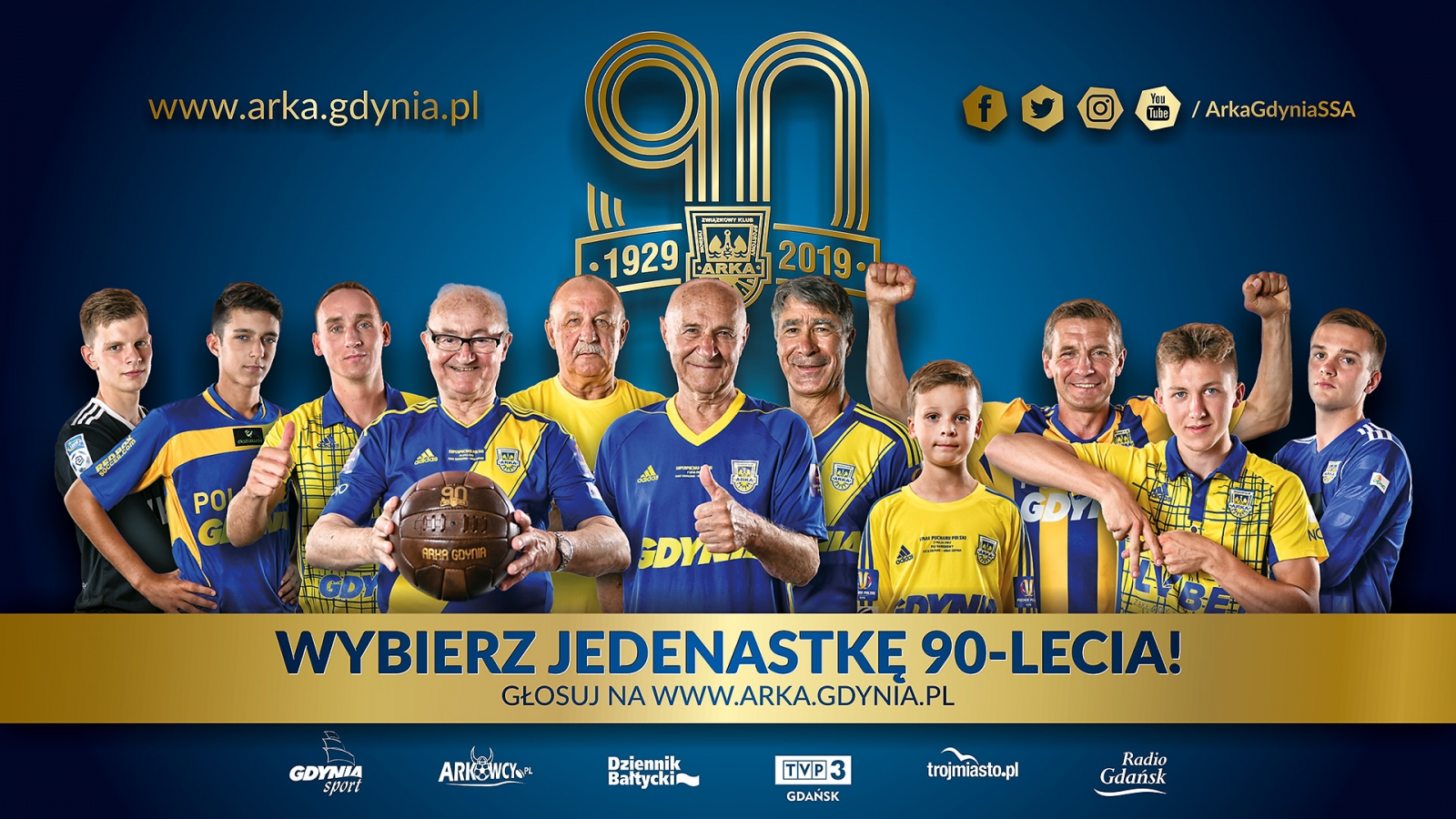 Od 2 lipca wybieramy 11-stkę 90-lecia Arki Gdynia!-image