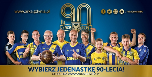 Kandydaci do 11-stki 90-lecia Arki Gdynia!