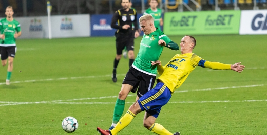 Piłkarze po meczu Arka - GKS Bełchatów
