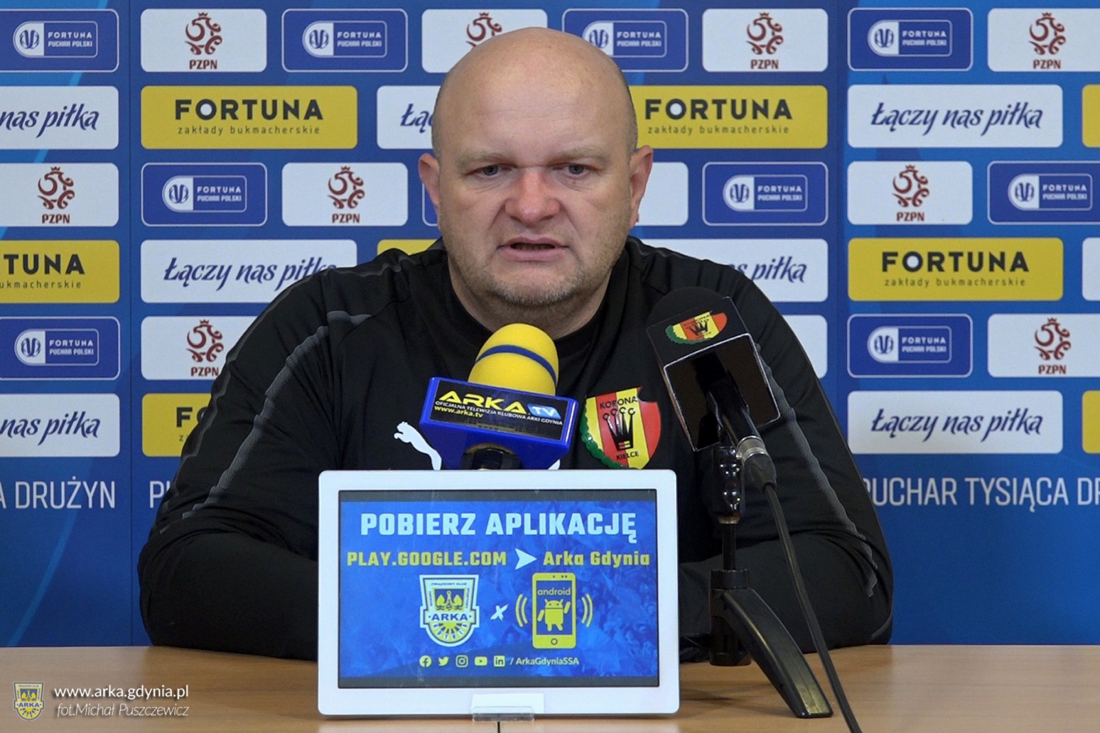Trenerzy po meczu Arka Gdynia - Korona Kielce-image