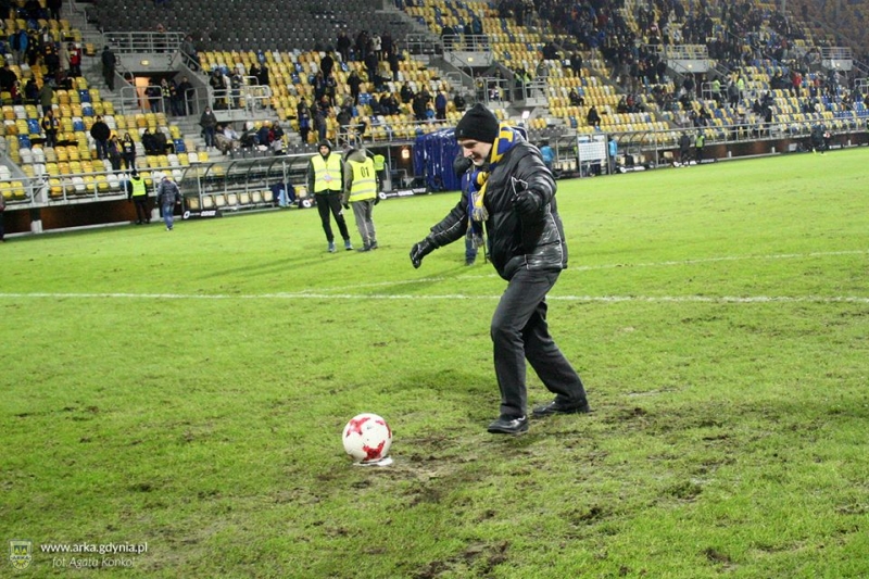 Kulisy meczu Arka-Korona.-image