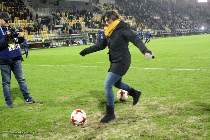 Kulisy meczu Arka-Lech.-image