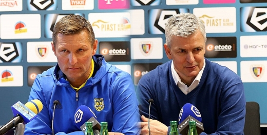 Trenerzy po meczu Piast - Arka.