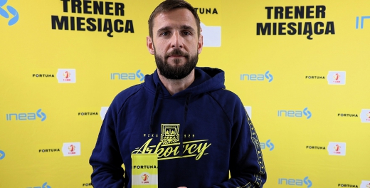 Wojciech Łobodziński trenerem listopada Fortuna 1 Ligi