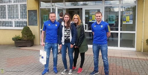 Dzień otwarty XIV LO z zawodnikami Arki.