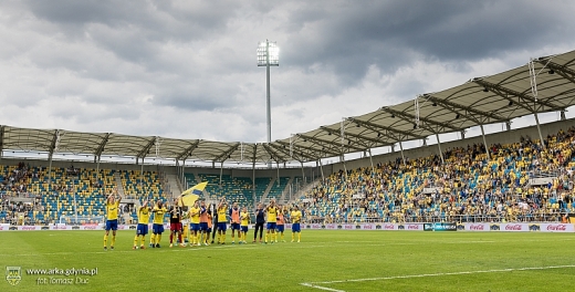 Kulisy meczu Arka - Śląsk Wrocław.