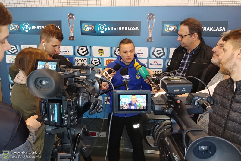 Michał Nalepa i Luka Zarandia przed derbami.-image
