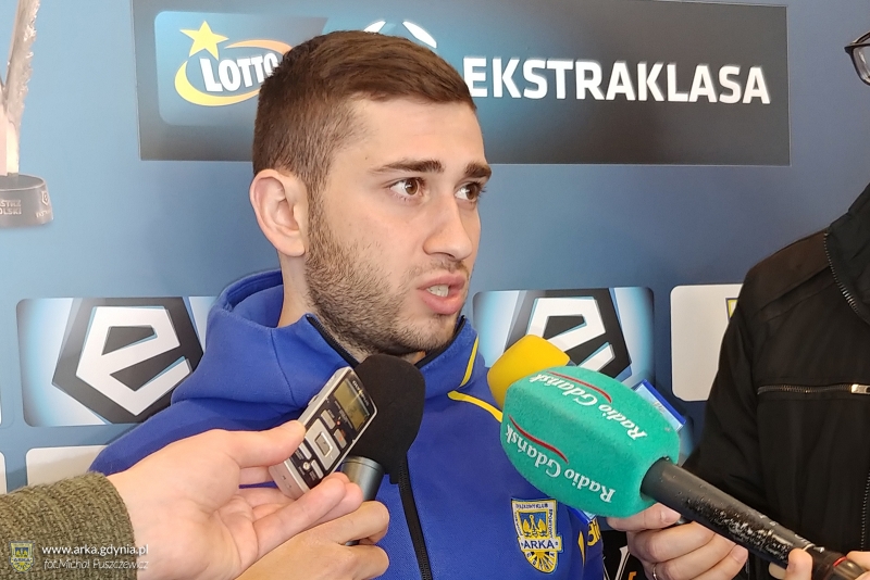 Michał Nalepa i Luka Zarandia przed derbami.-image