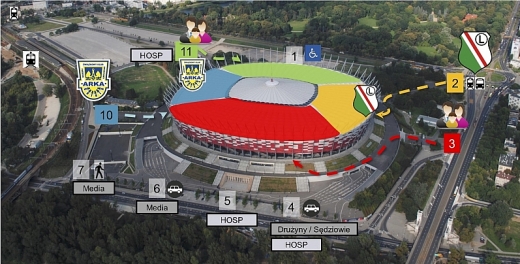 Informacje dotyczące parkingu na finale Pucharu Polski!