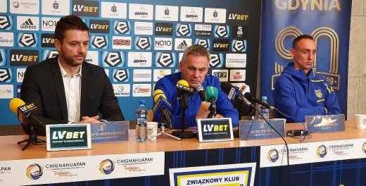 Konferencja prasowa przed Miedzią Legnica