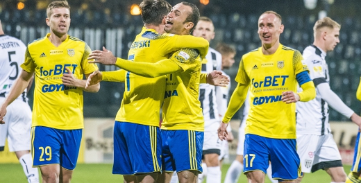 Statystyka meczu Sandecja - Arka Gdynia