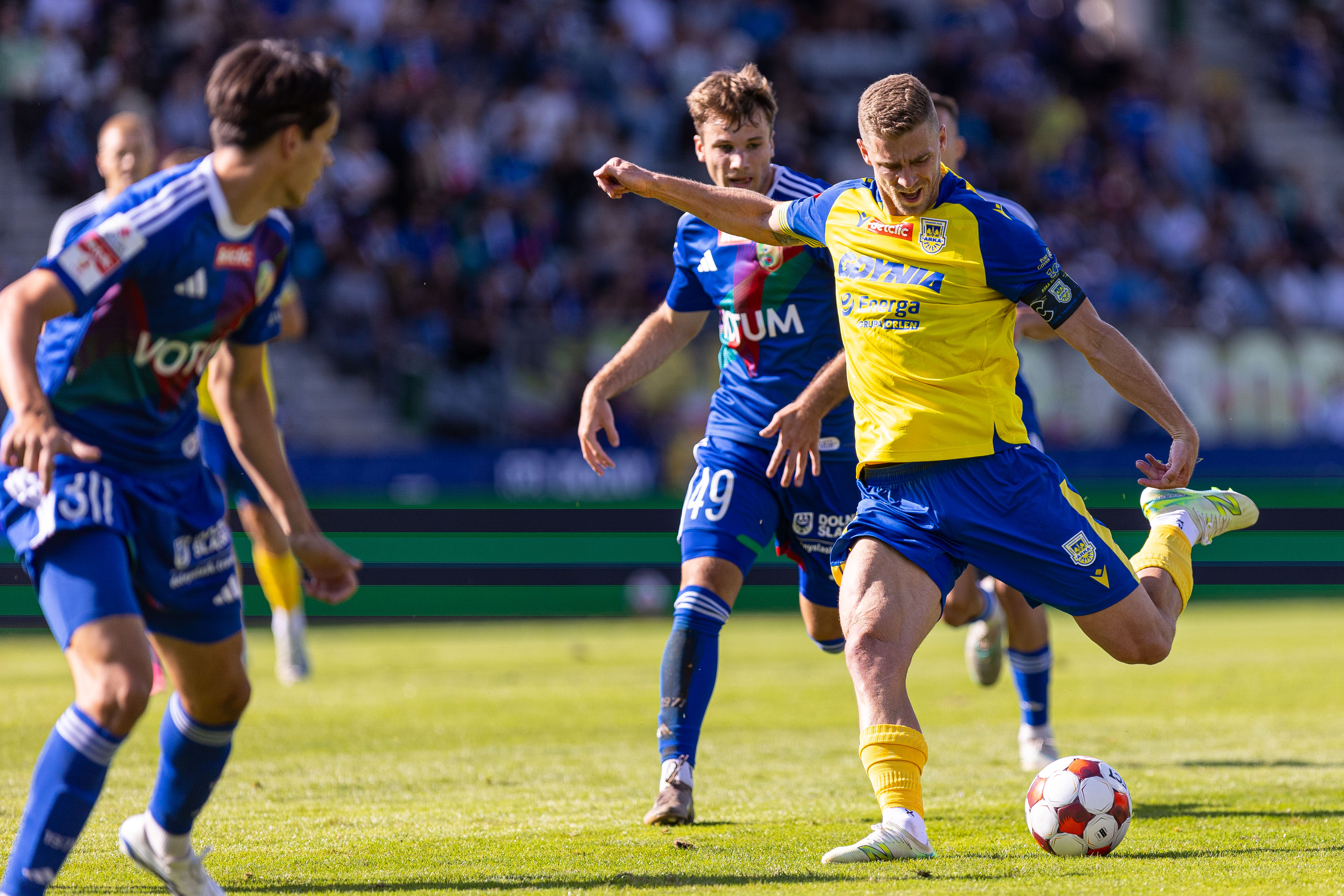 [SKRÓT] Betclic 1 Liga: Miedź Legnica - Arka Gdynia