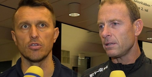 Trenerzy po meczu FC Midtjylland - Arka.