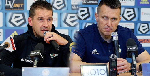 Trenerzy po meczu Arka - Lechia.