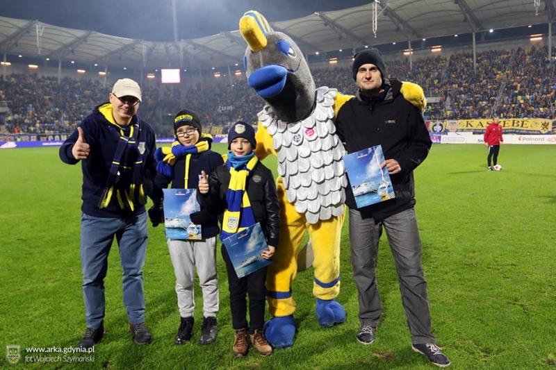 Kulisy meczu Arka-Lechia.-image