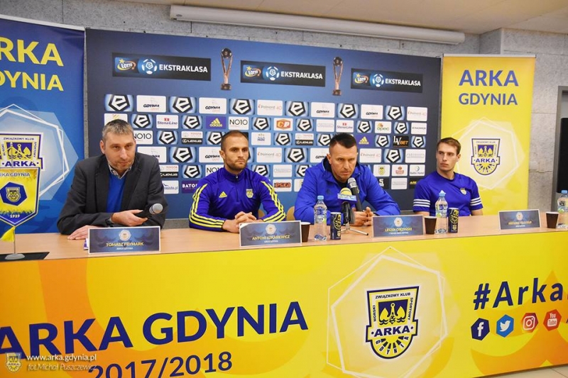 Konferencja przed meczem Arka - Sandecja.-image