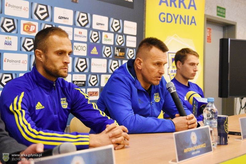 Konferencja przed meczem Arka - Sandecja.-image
