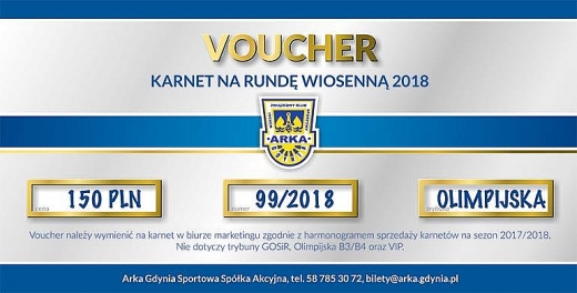 Najlepszy prezent? - Karnet na mecze Arki!