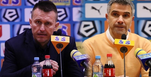 Trenerzy po meczu Korona - Arka.