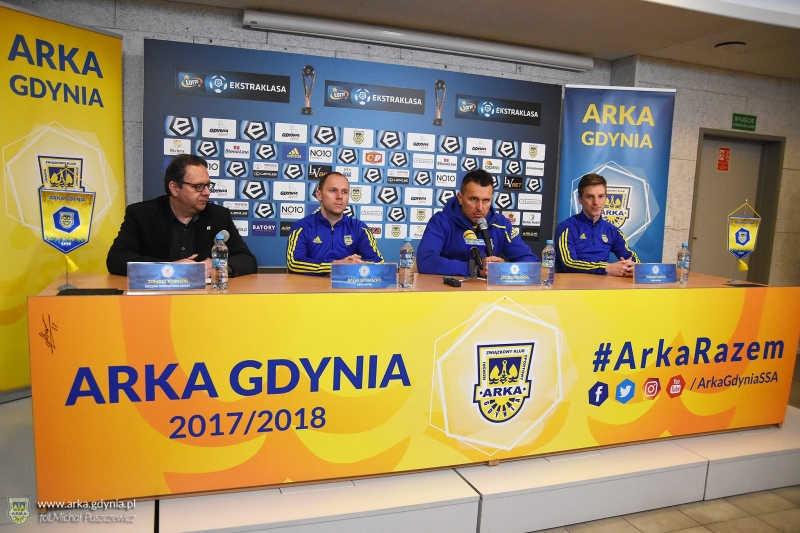 Konferencja przed Piastem Gliwice.-image