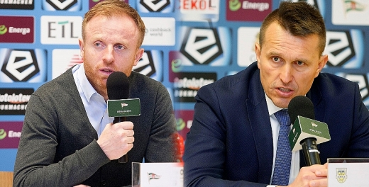 Trenerzy po meczu derbowym.