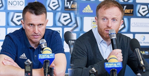 Trenerzy po meczu Arka - Lechia.