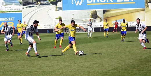 Statystyka meczu Sandecja - Arka.