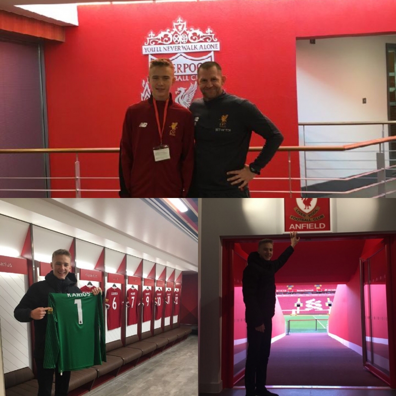 Oliwier Zych po pobycie w Liverpoolu.-image