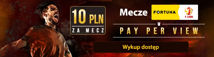 Transmisje spotkań Fortuna 1 Ligi w PPV-image