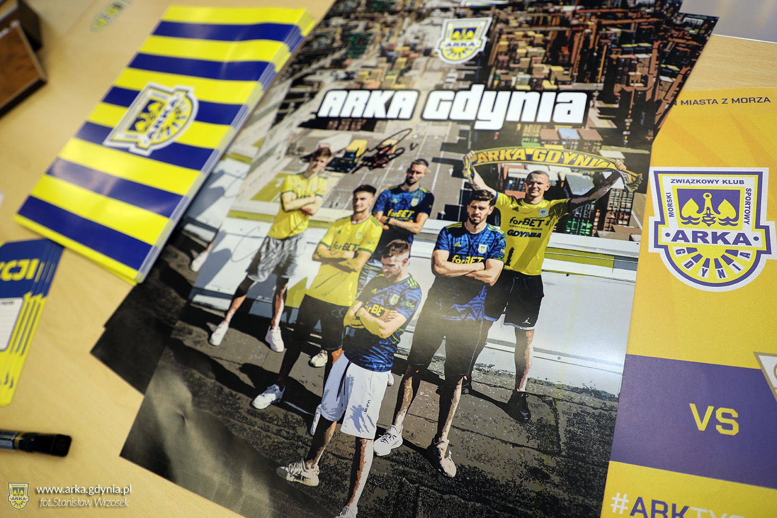 Zdjęcie Spotkanie w oficjalnym sklepie Arki Gdynia - Karol Czubak oraz Omran Haydary