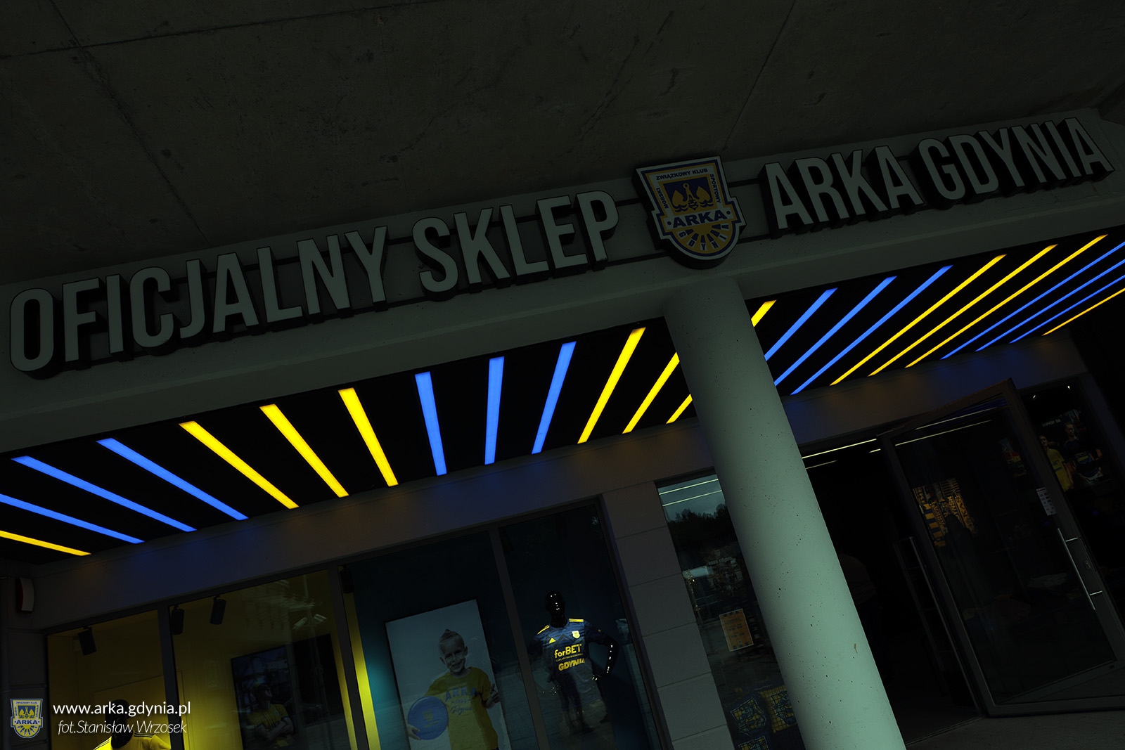 Zdjęcie Spotkanie w oficjalnym sklepie Arki Gdynia - Karol Czubak oraz Omran Haydary