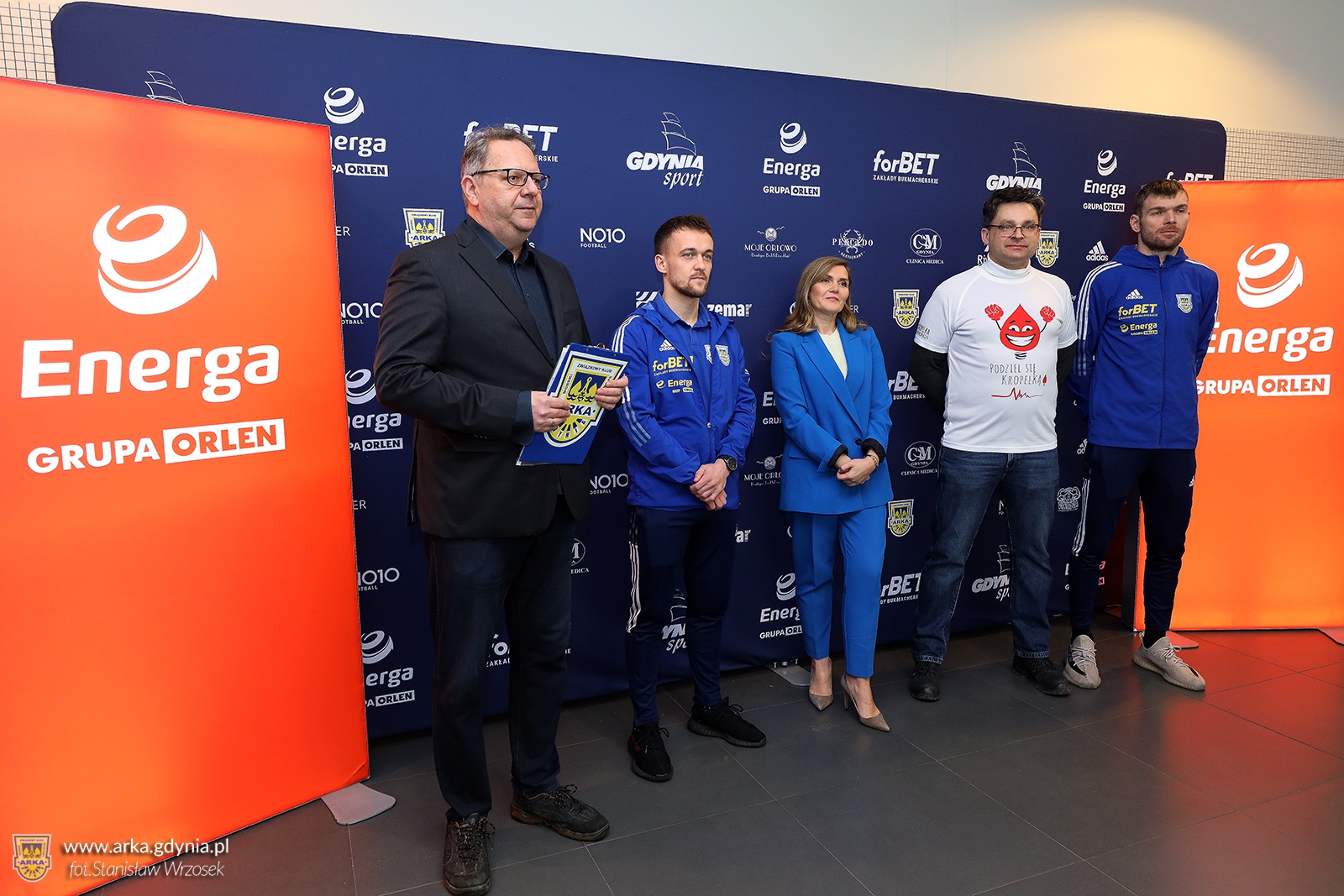 Zdjęcie Kropelka Energii - oddaj krew z Energa SA i Arka Gdynia