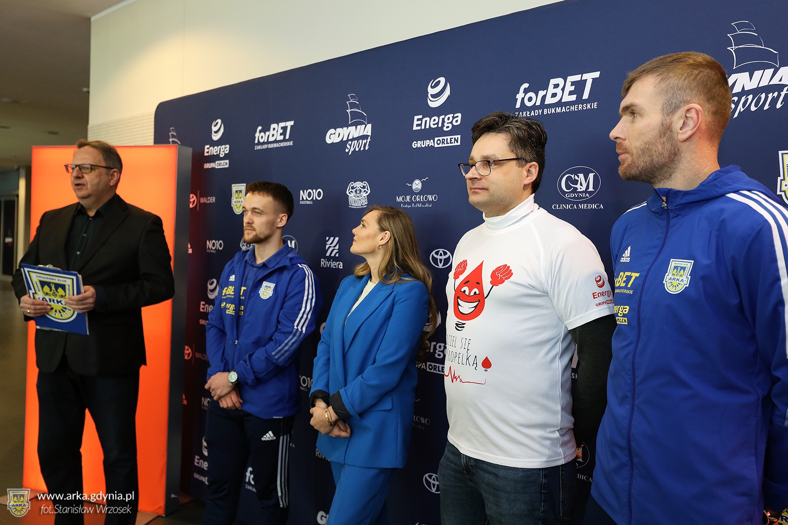 Zdjęcie Kropelka Energii - oddaj krew z Energa SA i Arka Gdynia