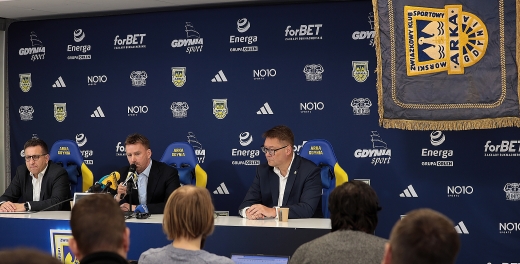 Konferencja prasowa z udziałem nowego Zarządu Arki Gdynia