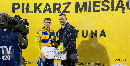 Piłkarz miesiąca: Nagroda dla Żółto-Niebieskiego Mikołaja