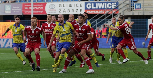 Piast Gliwice - Arka 1:0. Piast wykorzystał osłabienie gdynian