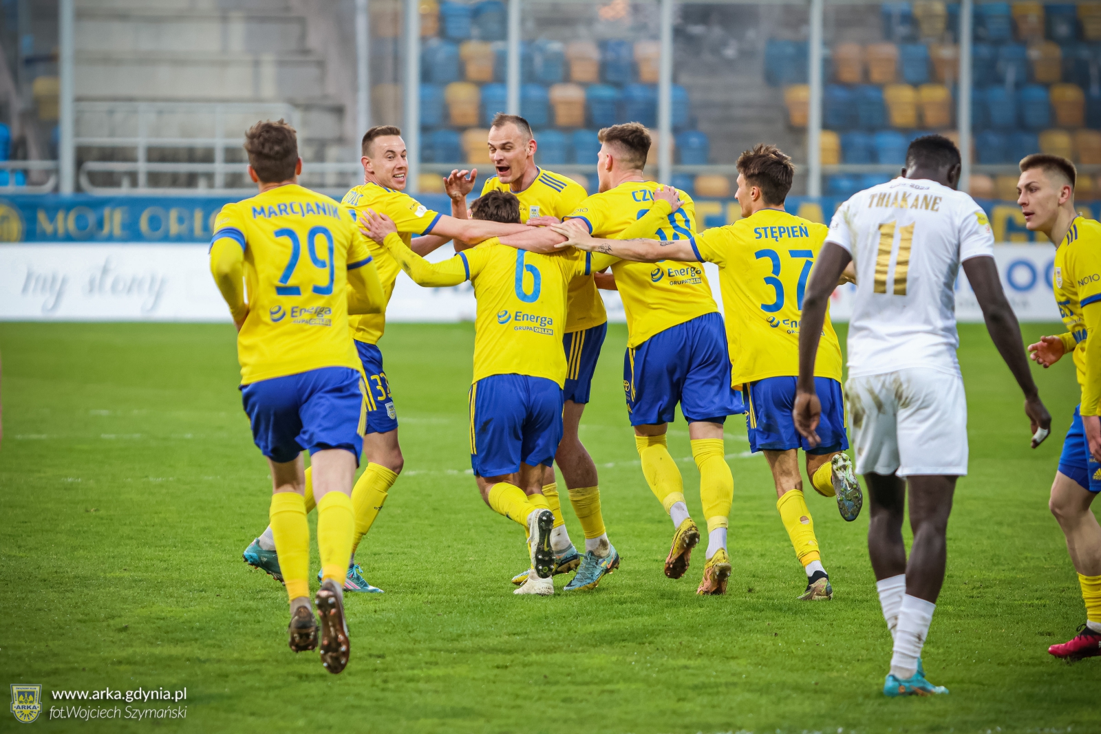 Centrum pomeczowe: Arka Gdynia - Puszcza Niepołomice 1:1-image
