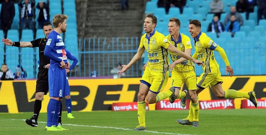 Piłkarze po meczu Wisła Płock - Arka Gdynia