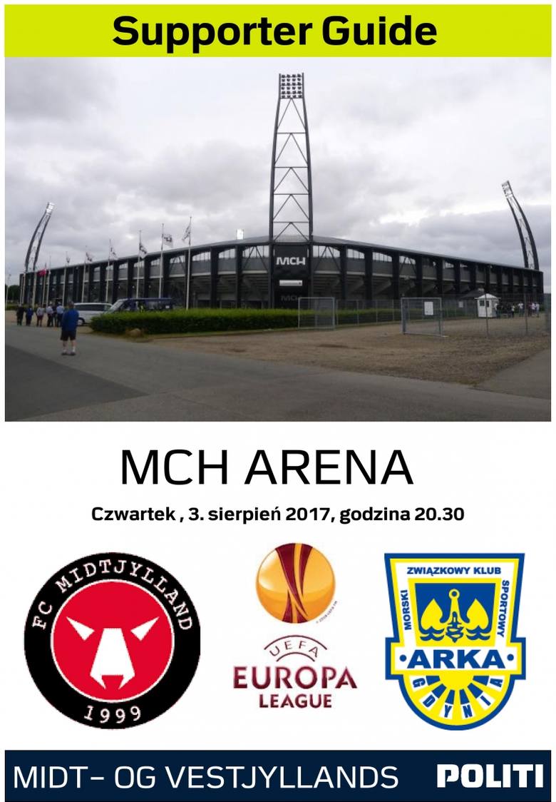 Informacje organizacyjne przed meczem Arki Gdynia z FC Midtjylland.-image
