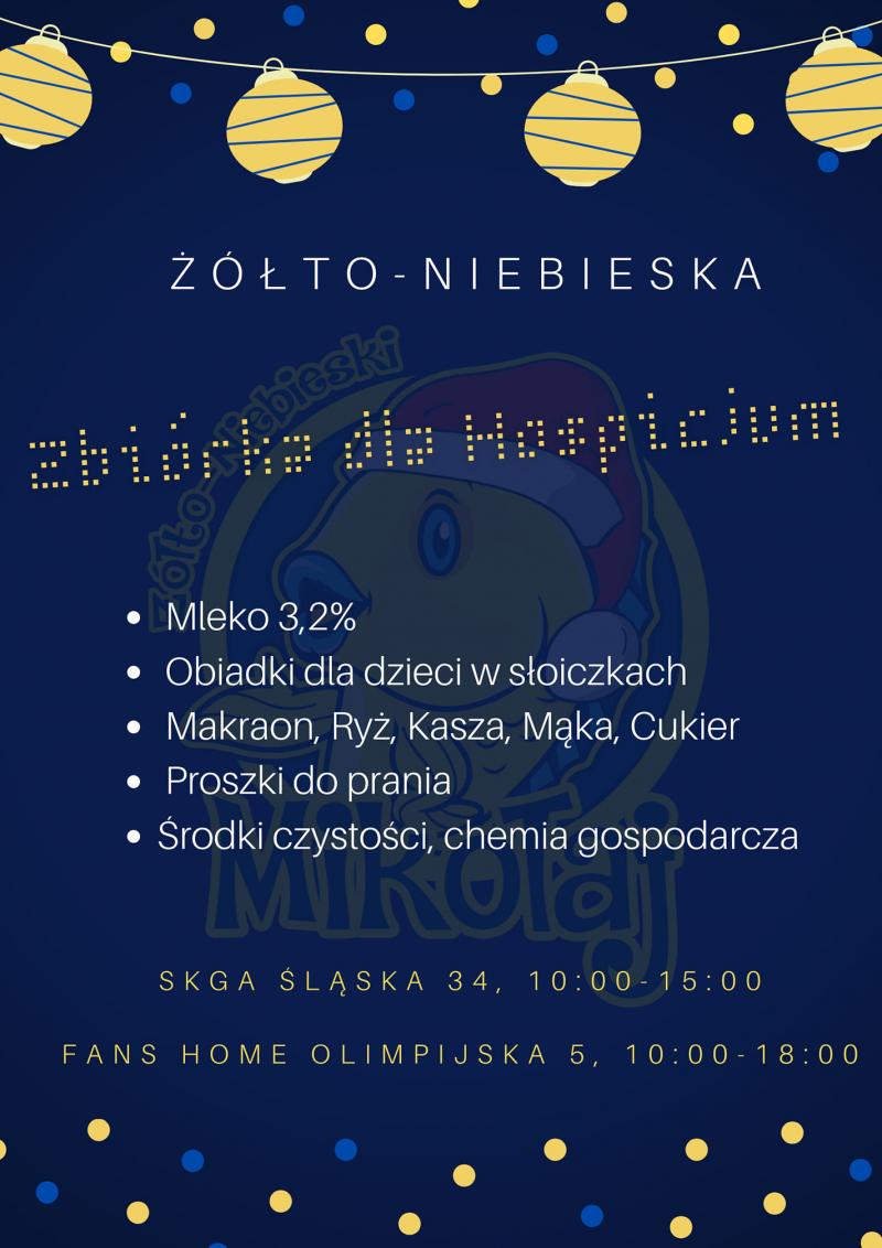 Żółto-Niebieski Mikołaj działa! Wspieramy gdyńskie Hospicjum dla dzieci!-image