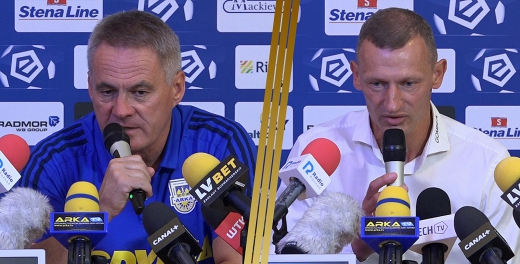 Trenerzy po meczu Arka Gdynia - Lech Poznań