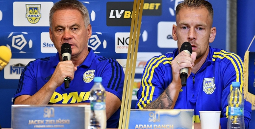 Jacek Zieliński i Adam Danch przed Górnikiem Zabrze