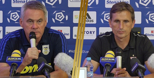Trenerzy po meczu Arka Gdynia - Górnik Zabrze