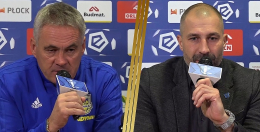 Trenerzy po meczu Wisła Płock - Arka Gdynia