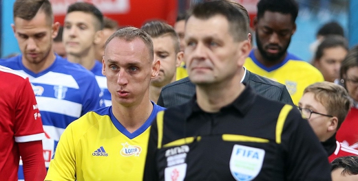 Piłkarze po meczu z Wisłą Płock
