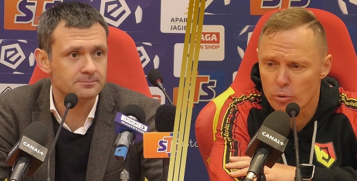 Trenerzy po meczu Jagiellonia - Arka