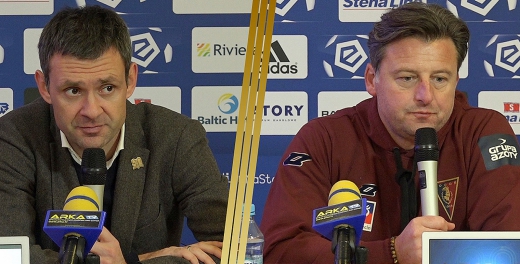 Trenerzy po meczu Arka Gdynia - Pogoń Szczecin
