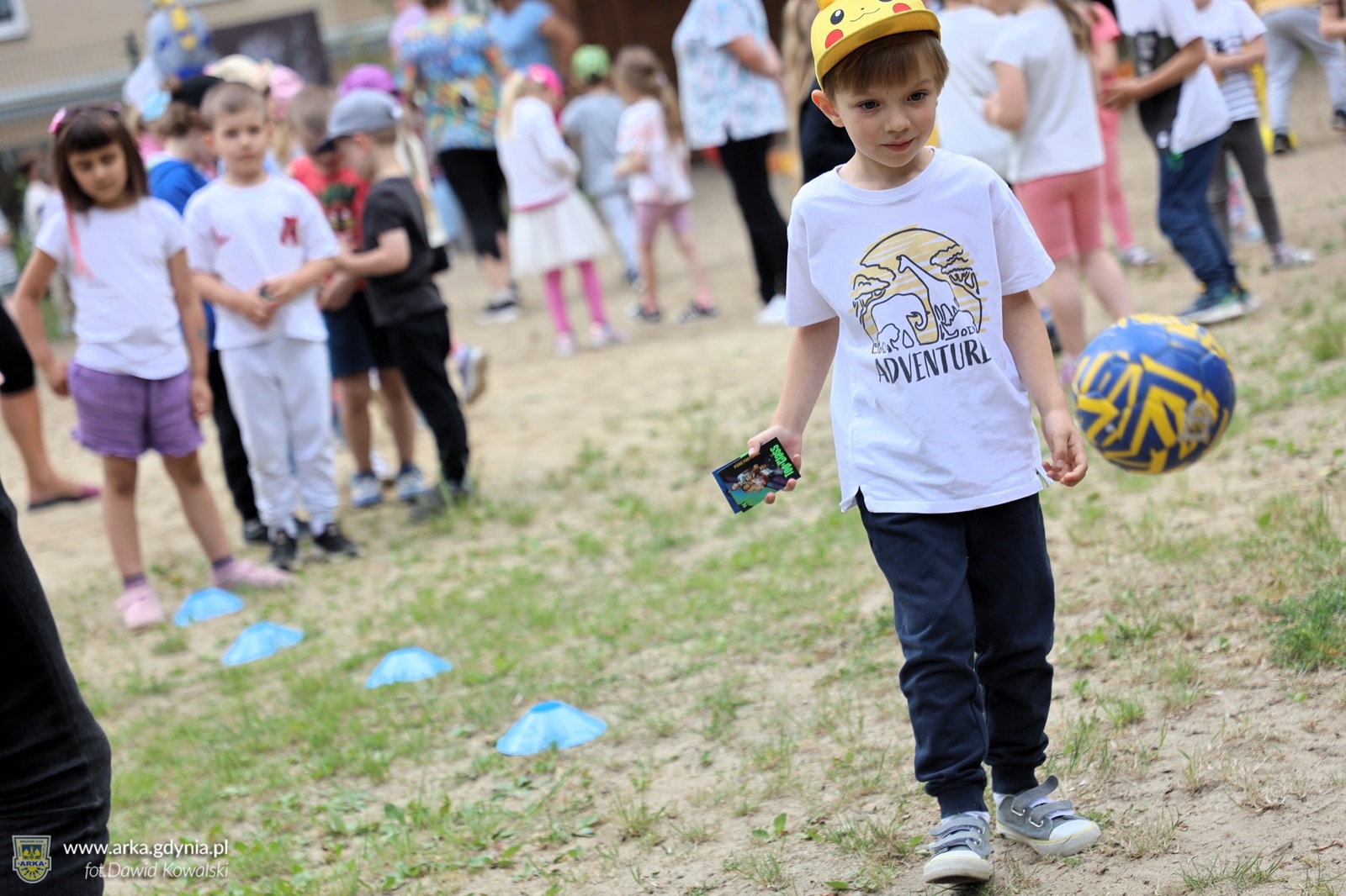 Zdjęcie Wizyta piłkarzy w Przedszkolu nr 25 w Gdyni